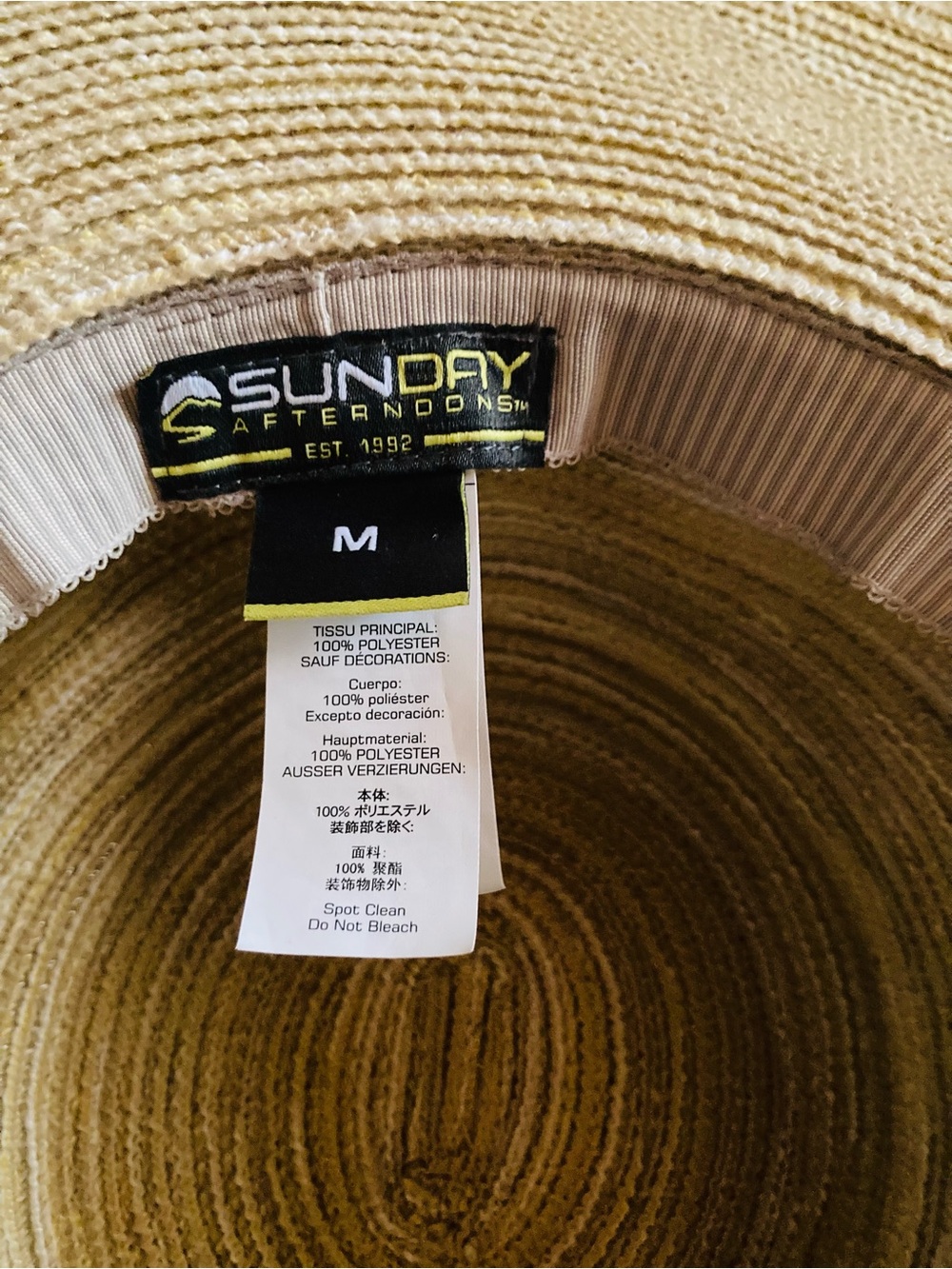 Sunday Afternoons Wide Brim UPF 50+ Sun Hat - Cream - Picture 7 of 7